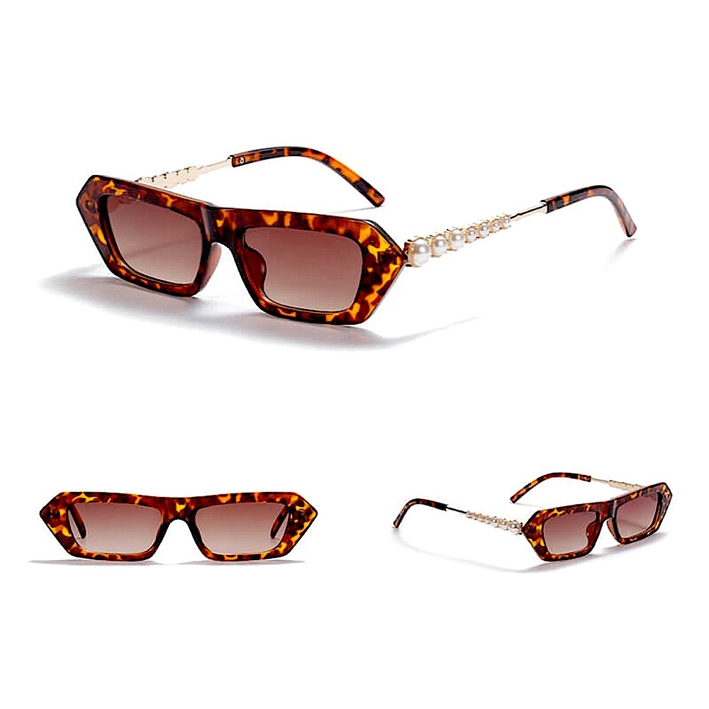 Tortoise Frame Cat Eye Sunglasses - Picture 3 of 4